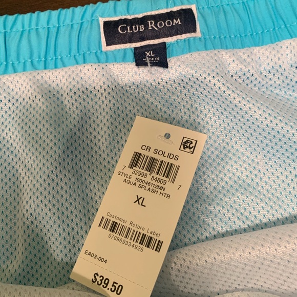 Men’s Club Room XL swim trunks Shorts NWT - Picture 4 of 6